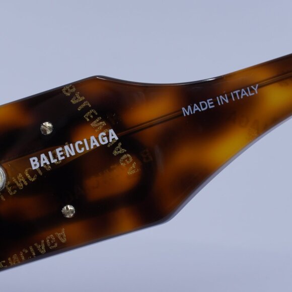 🕶️ New Balenciaga BB0070S 007 Sunglasses - Havana Frame, Brown Lenses - Picture 8 of 12